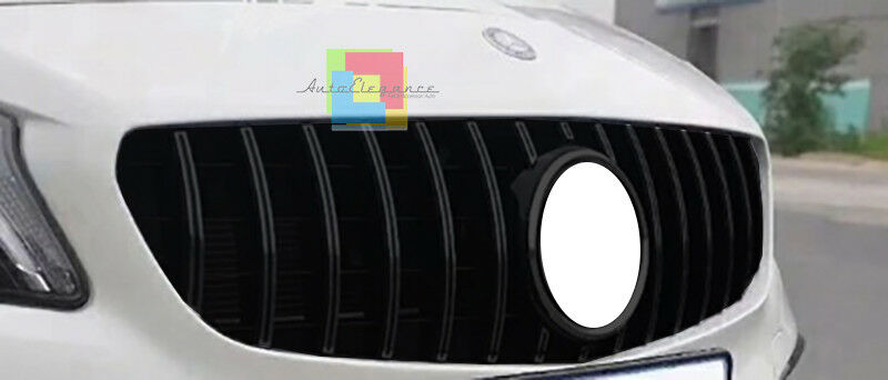 GRIGLIA ANTERIORE NERA PER MERCEDES CLASSE A W176 2012-2015 CALANDRA AMG