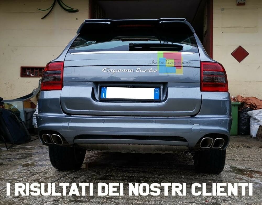 ALETTONE PORSCHE CAYENNE 955 957 03-10 SPOILER POSTERIORE TETTO LOOK GTS TURBO S AUTOELEGANCERICAMBI