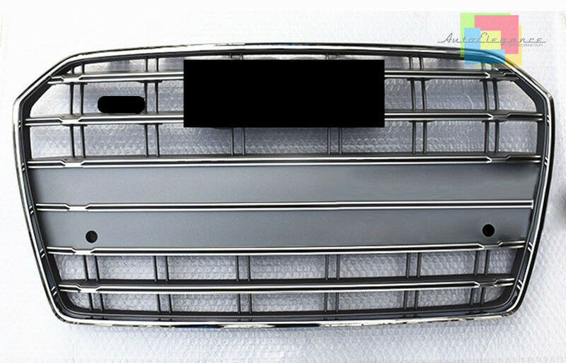 GRIGLIA ANTERIORE PLATINO AUDI A6 4G C7 2014+ LIFT AVANT BERLINA CALANDRA S6