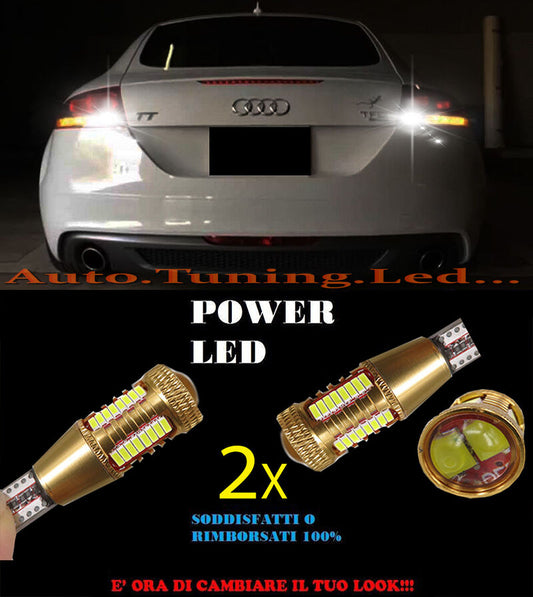 AUDI TT 8J LAMPADE RETROMARCIA LED T15 W16W SUPER QUALITA NO ERROR AUTOELEGANCERICAMBI