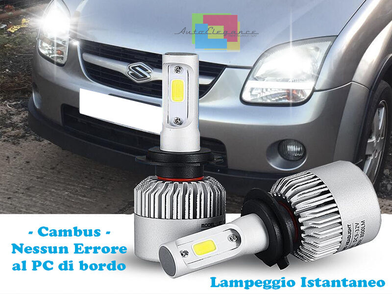 LAMPADE ANABBAGLIANTI ABBAGLIANTI LED SUZUKI IGNIS II 03-08 ISTANTANEO 6000K