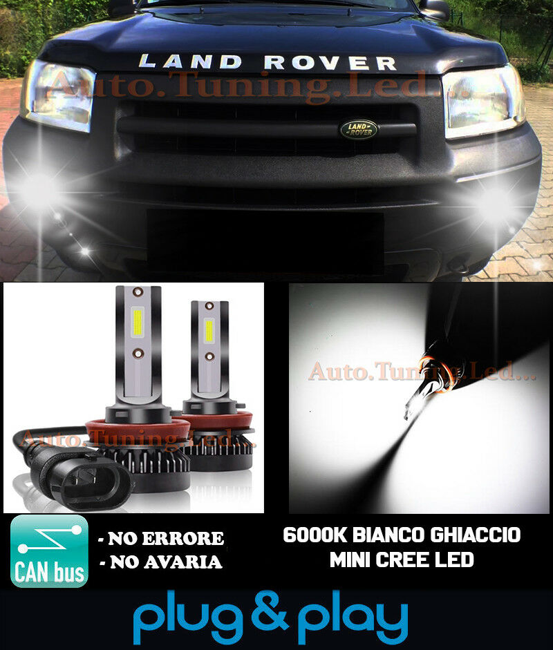 LAND ROVER FREELANDER I ICE CREE LED FOG LIGHTS 8000LM