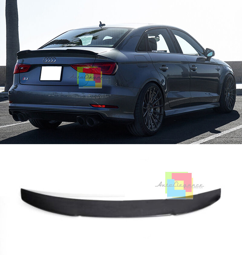 SPOILER POSTERIORE SUL COFANO LOOK S3 S-LINE DEFLETTORE AUDI A3 8V BERLINA 2012+