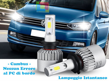 LAMPADE ANABBAGLIANTI LED VW TOURAN 5T 2015+ ISTANTANEO 6000K CREE