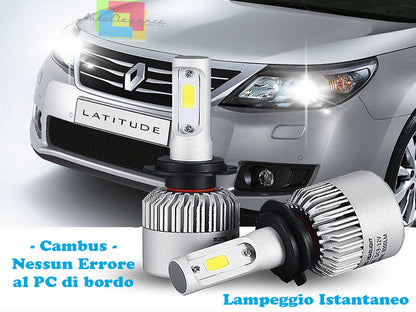 LAMPADE ANABBAGLIANTI LED RENAULT LATITUDE 2010+ ISTANTANEO 6000K CREE