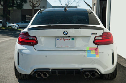 BMW SERIE 2 F22 F23 COUPE CABRIO 2013+ SPOILER POSTERIORE SUL COFANO LOOK M2 AUTOELEGANCERICAMBI