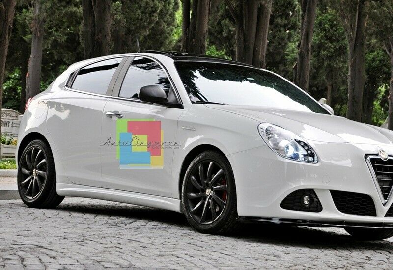 MINIGONNE LATERALI PER ALFA ROMEO GIULIETTA SOTTO PORTA SPORTIVE ABS / PLASTIC -