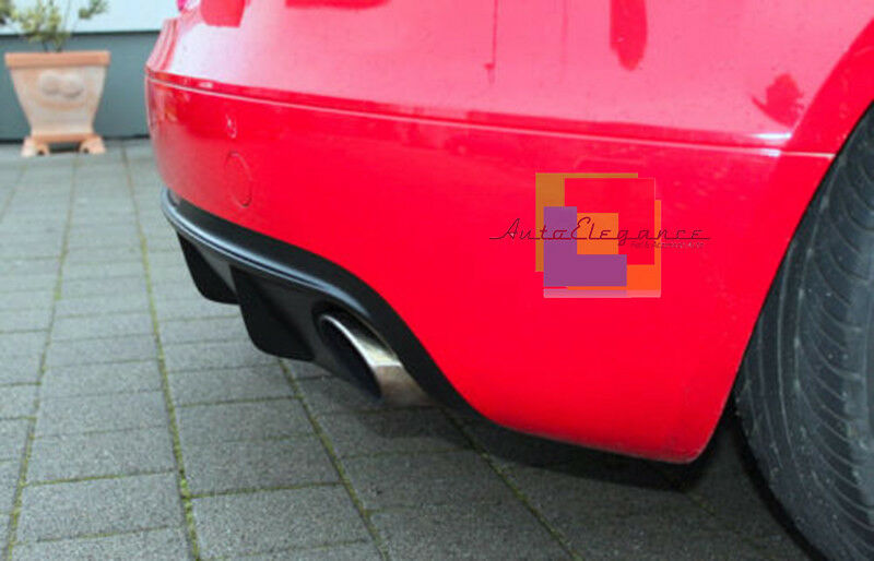 DIFFUSORE SOTTO PARAURTI POSTERIORE PER AUDI TT 8J 2006-2014 DOPPIA USCITA .-