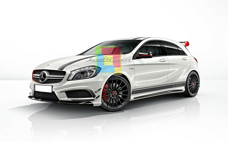 BAFFI SOPRA PARAURTI ANTERIORE MERCEDES W176 2012+ DESIGN AMG A45 AUTOELEGANCERICAMBI