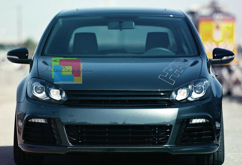 GRIGLIA ANTERIORE NERO LUCIDO PER VW GOLF 6 2008-2012 MASCHERINA