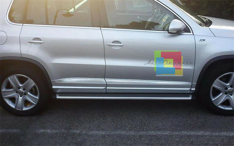 SIDE STEPS FOR VW TIGUAN FROM 2007 TO 2015 NON-SLIP DOOR SILLS .-