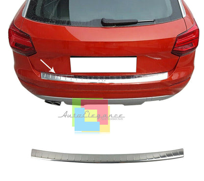 PIASTRA CROMATA PORTELLONE COFANO POSTERIORE AUDI Q2 ACCIAIO INOX