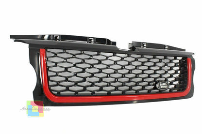 LAND ROVER RANGE ROVER SPORT 05-08 GRIGLIA ANTERIORE + LATERALI NERO / ROSSO