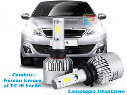 LED LOW BEAM LAMPS PEUGEOT 308 II 2013+ INSTANT FLASH 6000K