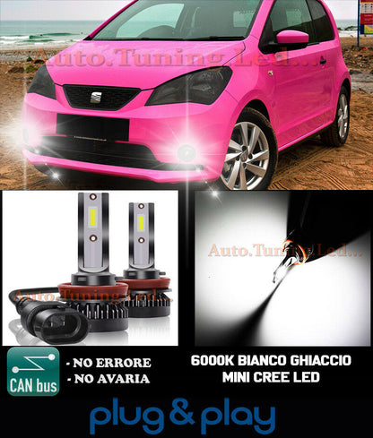 LAMPADE FENDINEBBIA A LED CREE SEAT MII CAMBUS BIANCO GHIACCIO 8000LM
