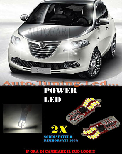 LUCI POSIZIONE LANCIA Y YPSILYN 11-14 CANBUS T10 BIANCO 20 LED SUPER QUALITA