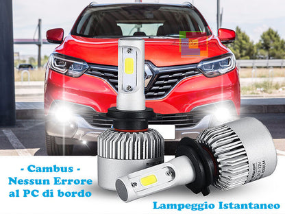 LAMPADE FENDINEBBIA A LED CREE RENAULT KADJAR CAMBUS BIANCO GHIACCIO