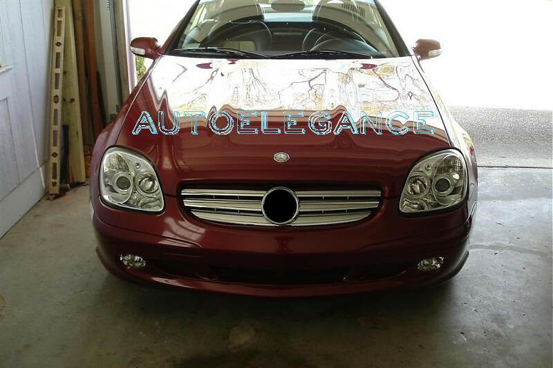 MERCEDES SLK W170 R170 GRIGLIA ANTERIORE DESIGN CROMATO AMG