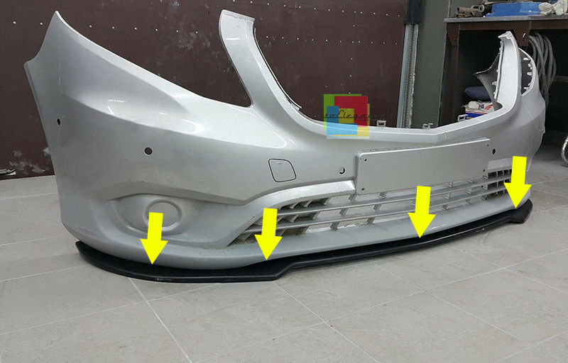 SPOILER SOTTO PARAURTI ANTERIORE PER MERCEDES VITO W447 MK3 2014 IN POI