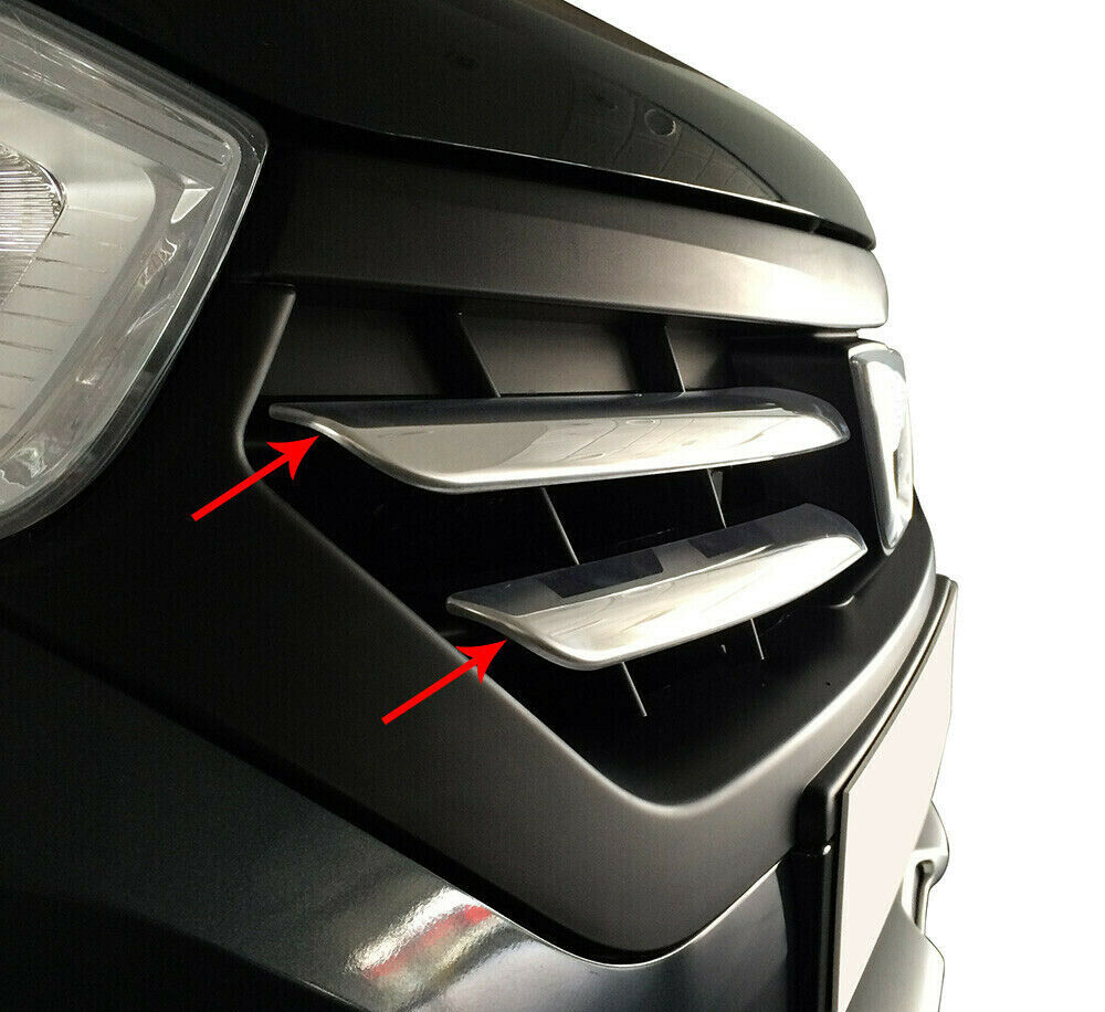 DACIA DOKKER LODGY 2012-2017 MODANATURA ANTERIORE GRIGLIA CROMATA ADESIVA INOX AUTOELEGANCERICAMBI