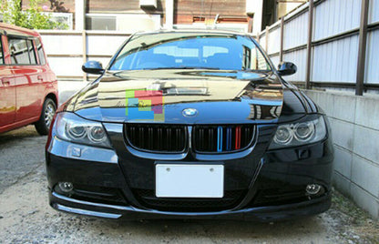 GRIGLIA ANTERIORE BMW SERIE 3 E90 E91 2004-2007 DOPPIA 3 COLORI M MASCHERINE