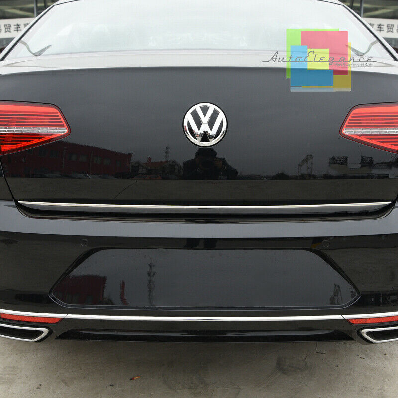 REAR MOULDING VW PASSAT B8 2015-2017 ADHESIVE CHROME SPORTY LOOK.-