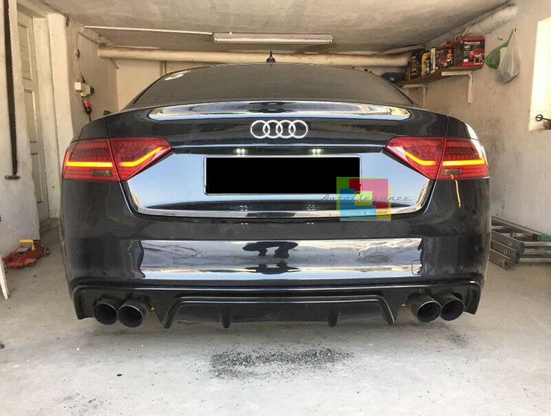 SOTTO PARAURTI LOOK SPORTIVO DIFFUSORE POSTERIORE AUDI A5 COUPE 2011+ RESTYLING