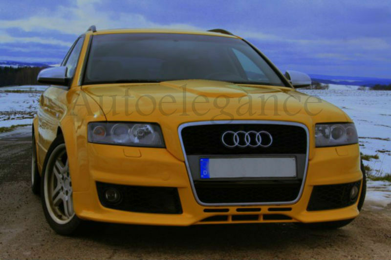 SPOILER ANTERIORE LOOK S4 SOTTO PARAURTI AUDI A4 B6 BERLINA AVANT 2000-2004 .-.