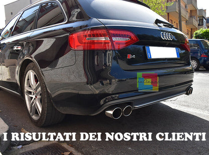 SPOILER SOTTO PARAURTI AUDI A4 B8 8K 2007-2012 DIFFUSORE POSTERIORE S4