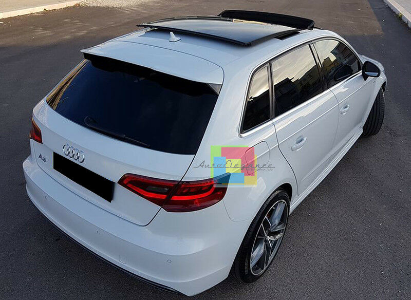 ALETTONE LOOK RS3 - SPOILER POSTERIORE SUL TETTO PER AUDI A3 8V SPORTBACK 2012+ AUTOELEGANCERICAMBI