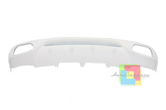 SPOILER SOTTO PARAURTI PER AUDI A4 B8 8K 2007-2012 DIFFUSORE + TERMINALI CROMATI